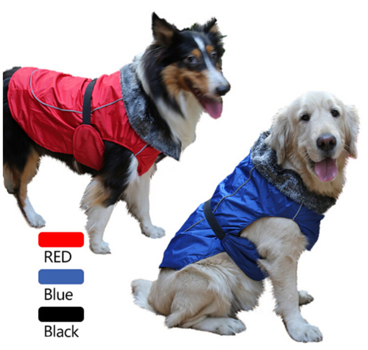 Thicken and with quick release buckle  waterproof dog coat      