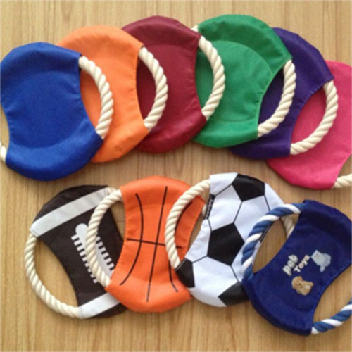 Dog rope frisbee