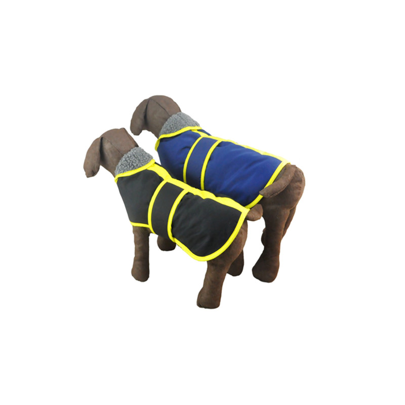 Dog Coat with contrast piping 